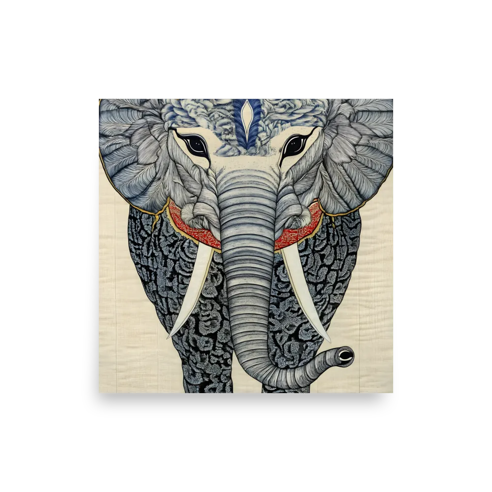 Majesty of the Elephant | Poster | 12″×12″