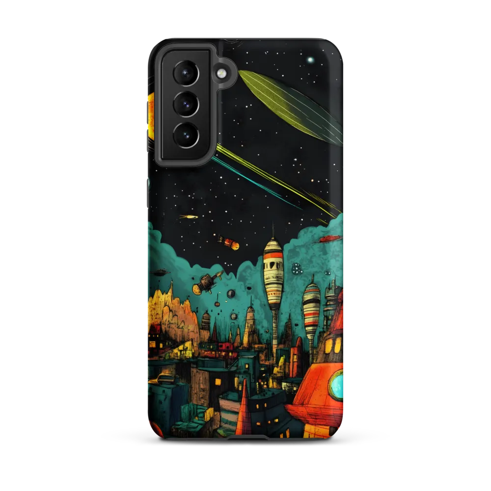 Galactic Cityscape: A Journey Through Imagination