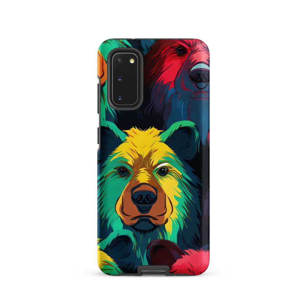 The Colorful Essence of Bears | Phone Case |  S20 | Tough Case | Matte
