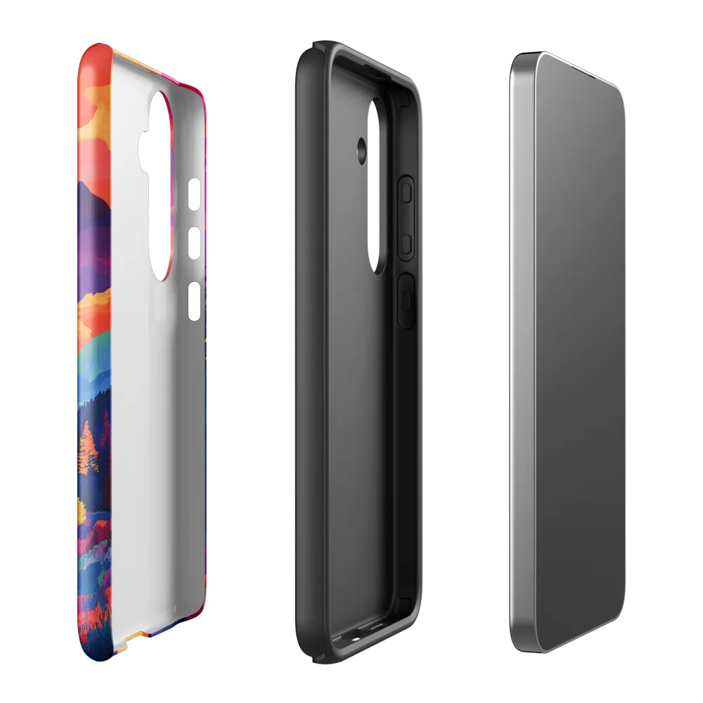 Radiant Serenity: A Surreal Landscape | Phone Case |  S24 Plus | Tough Case | Glossy