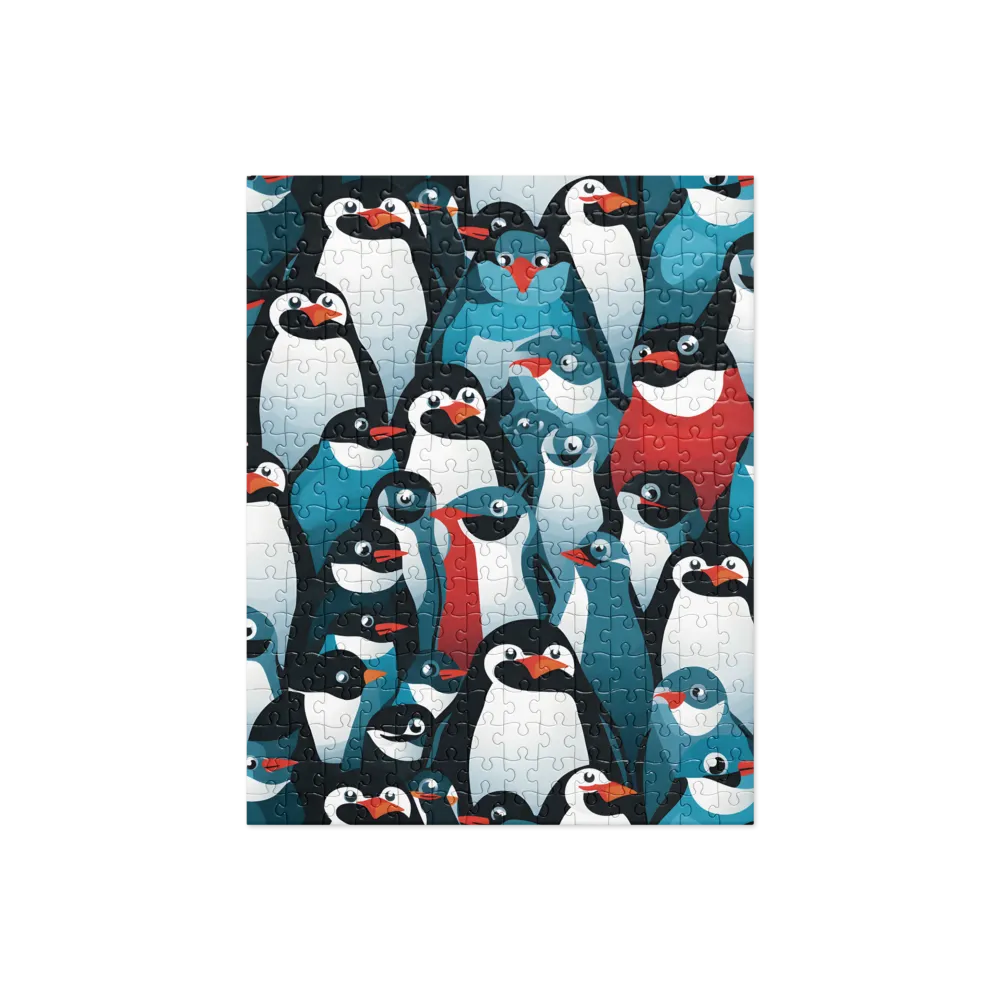 Penguin Parade | Jigsaw Puzzle | 252/520 pieces