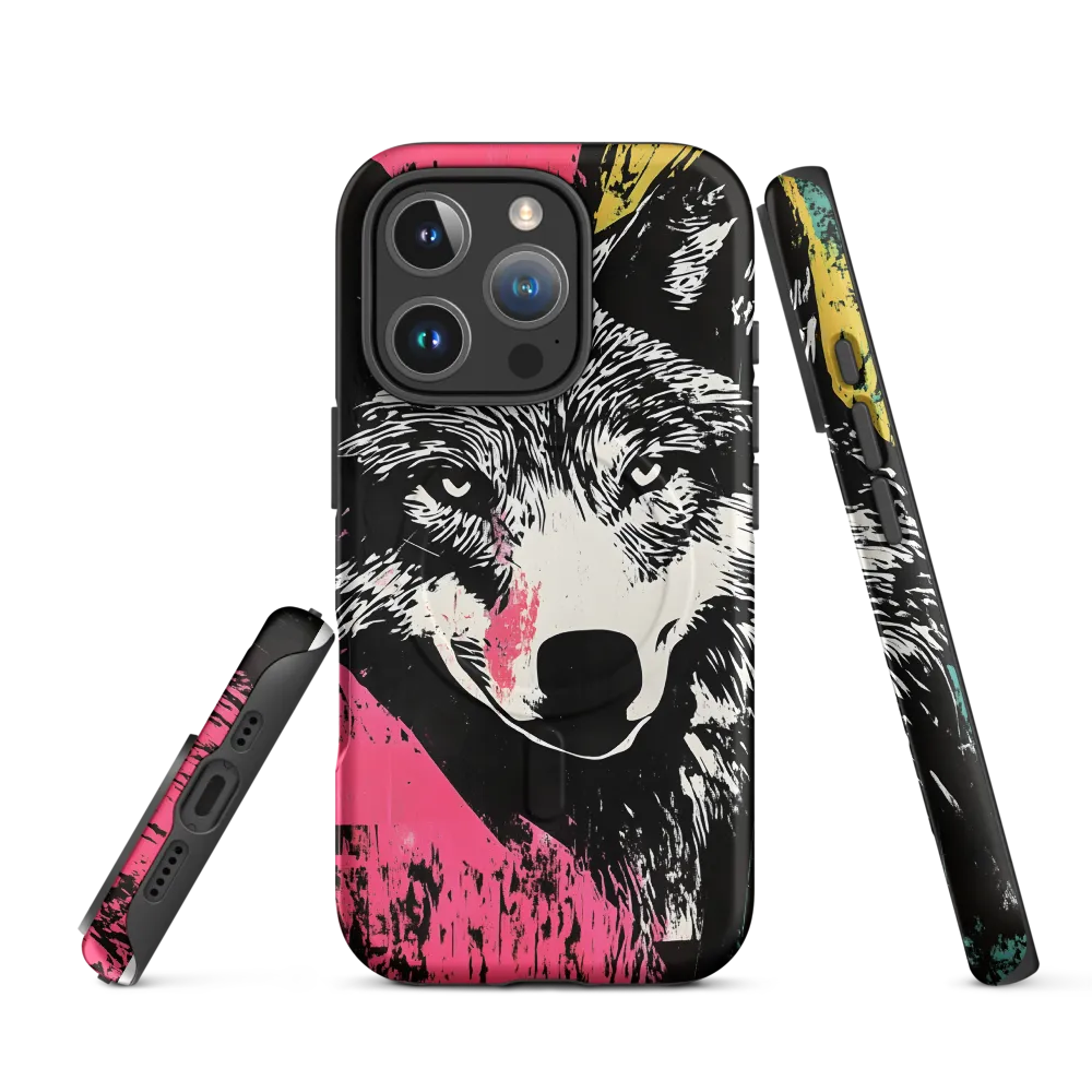 Intense Gaze of the Wolf