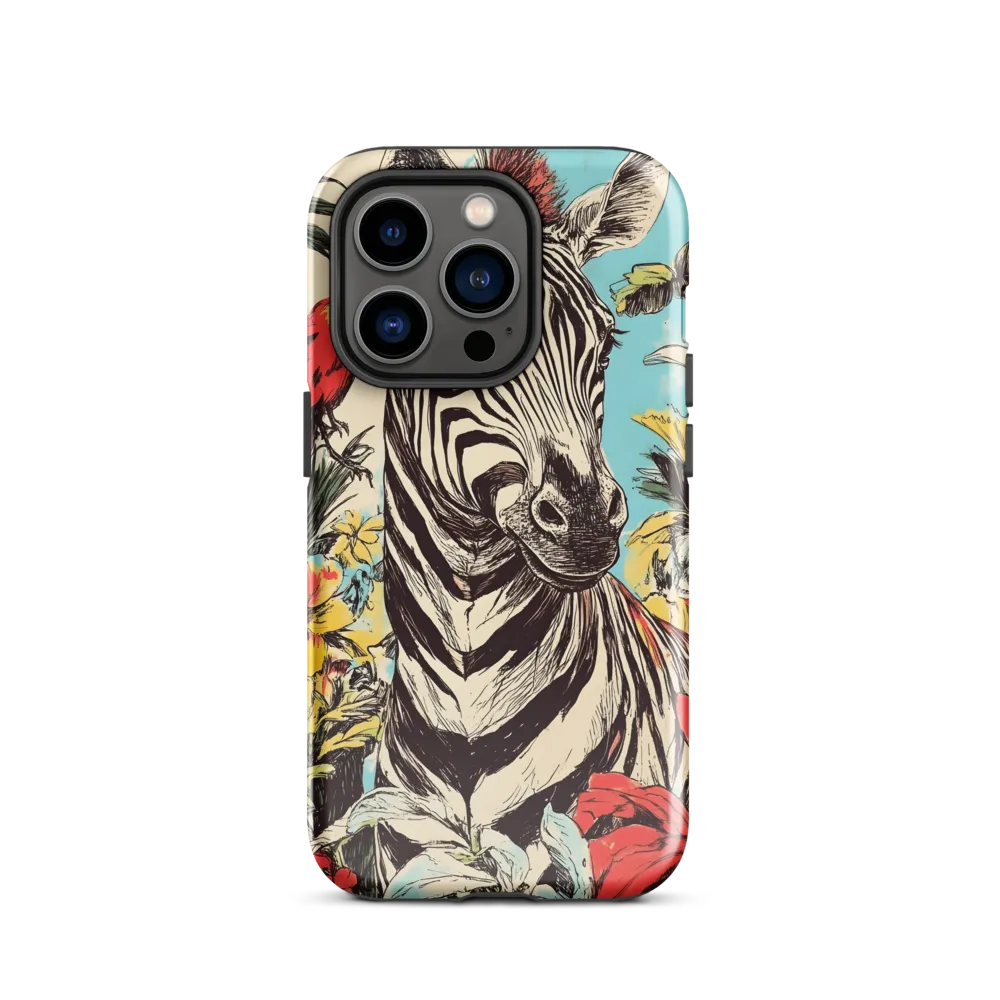 Zebra in Tropical Reverie