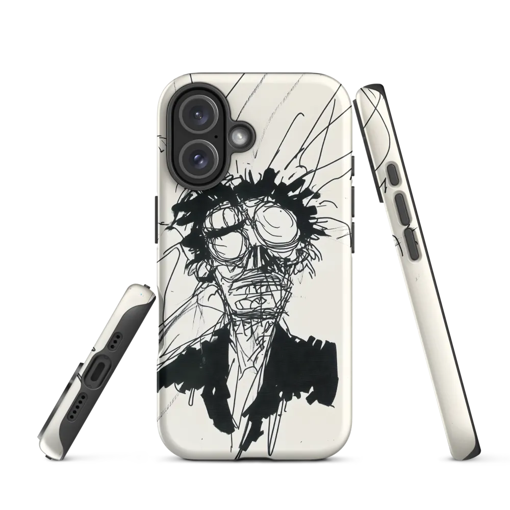 Chaos in Ink | Phone Case |  16 | Tough Case | Matte