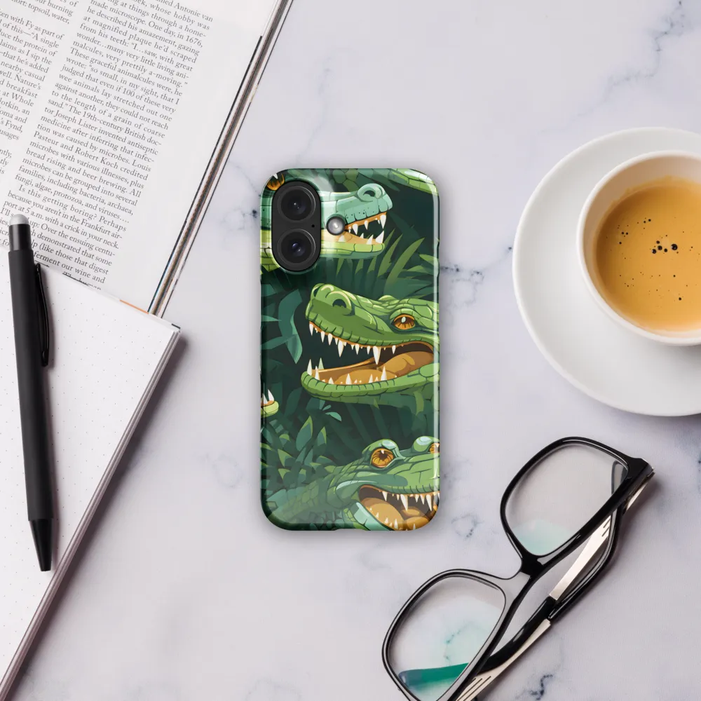 Fierce Crocodilian Medley | Phone Case |  16 | Snap Case | Glossy