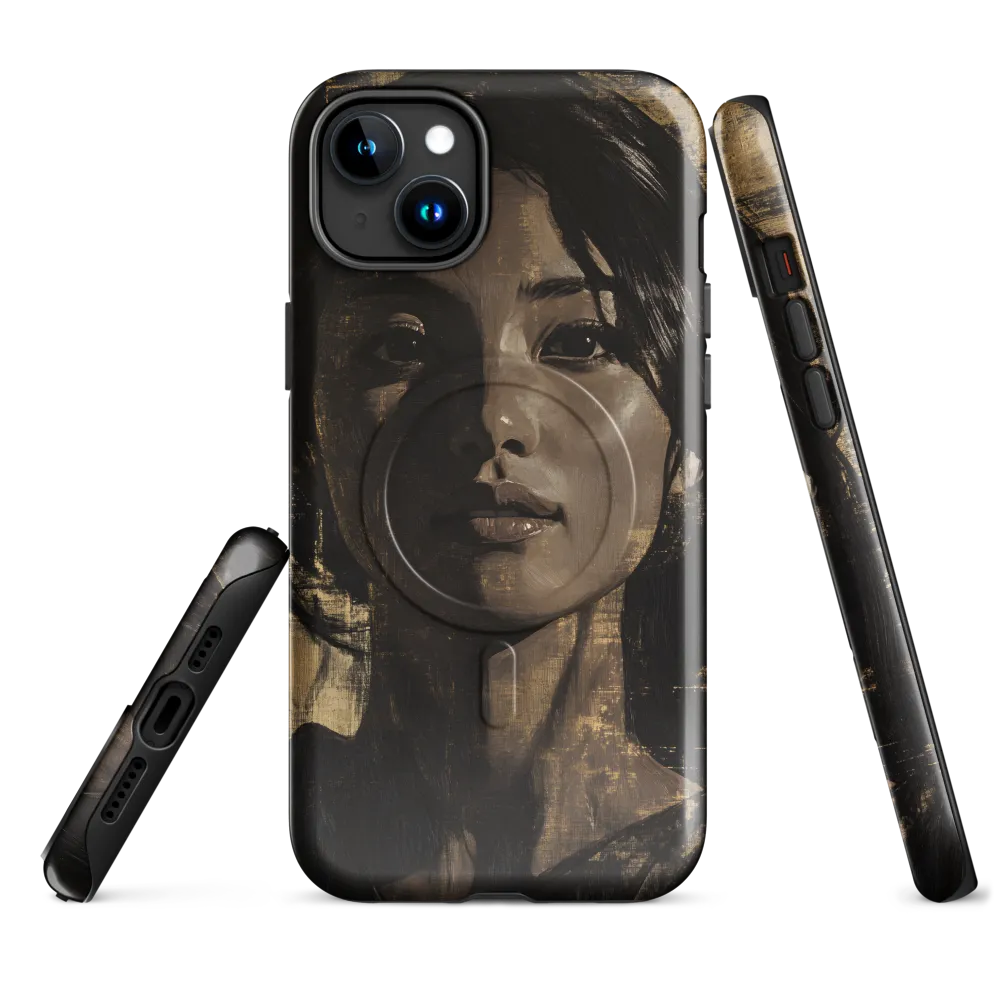 Golden Gaze: A Contemporary Portrait