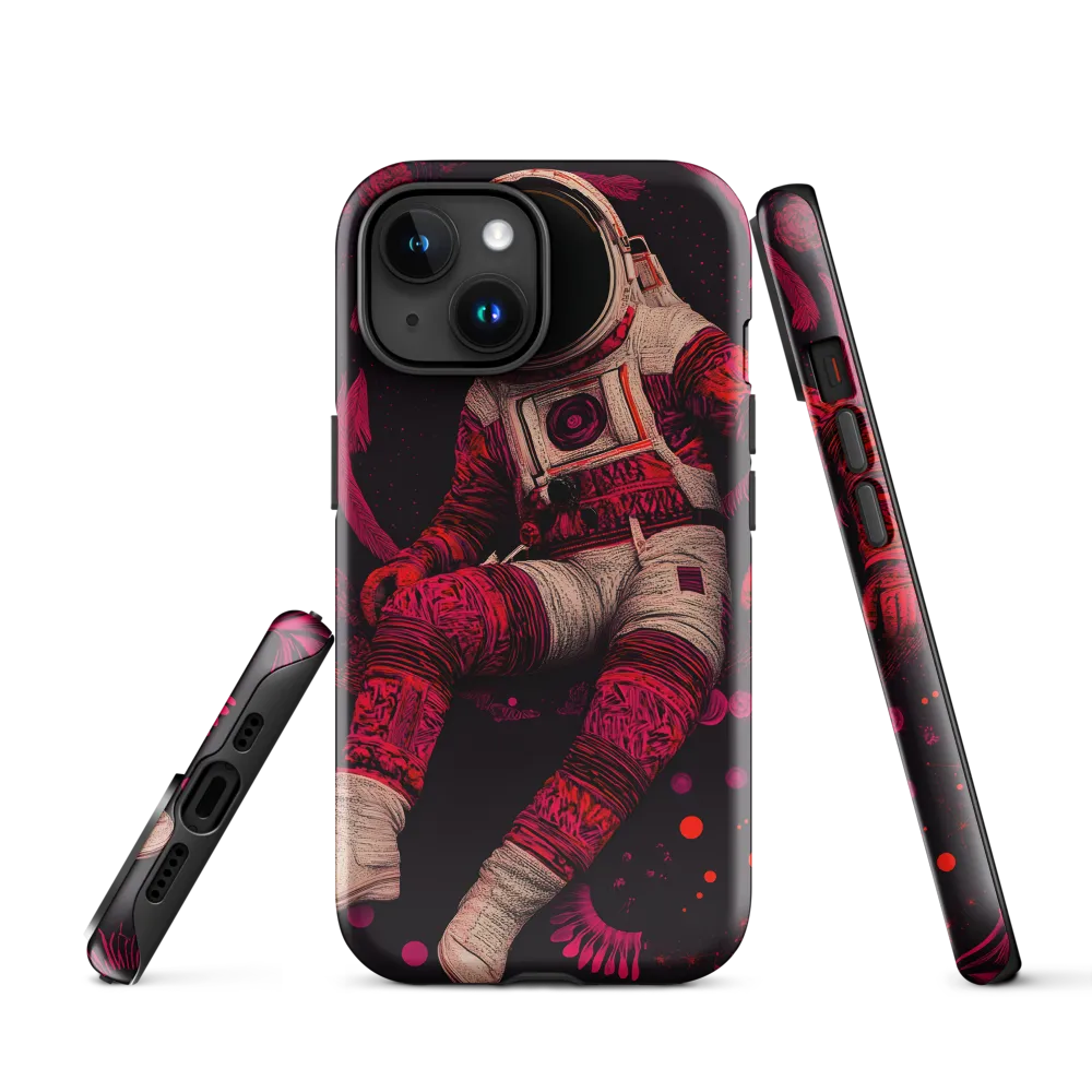 Magenta Drift — An Astronaut in Etched Space