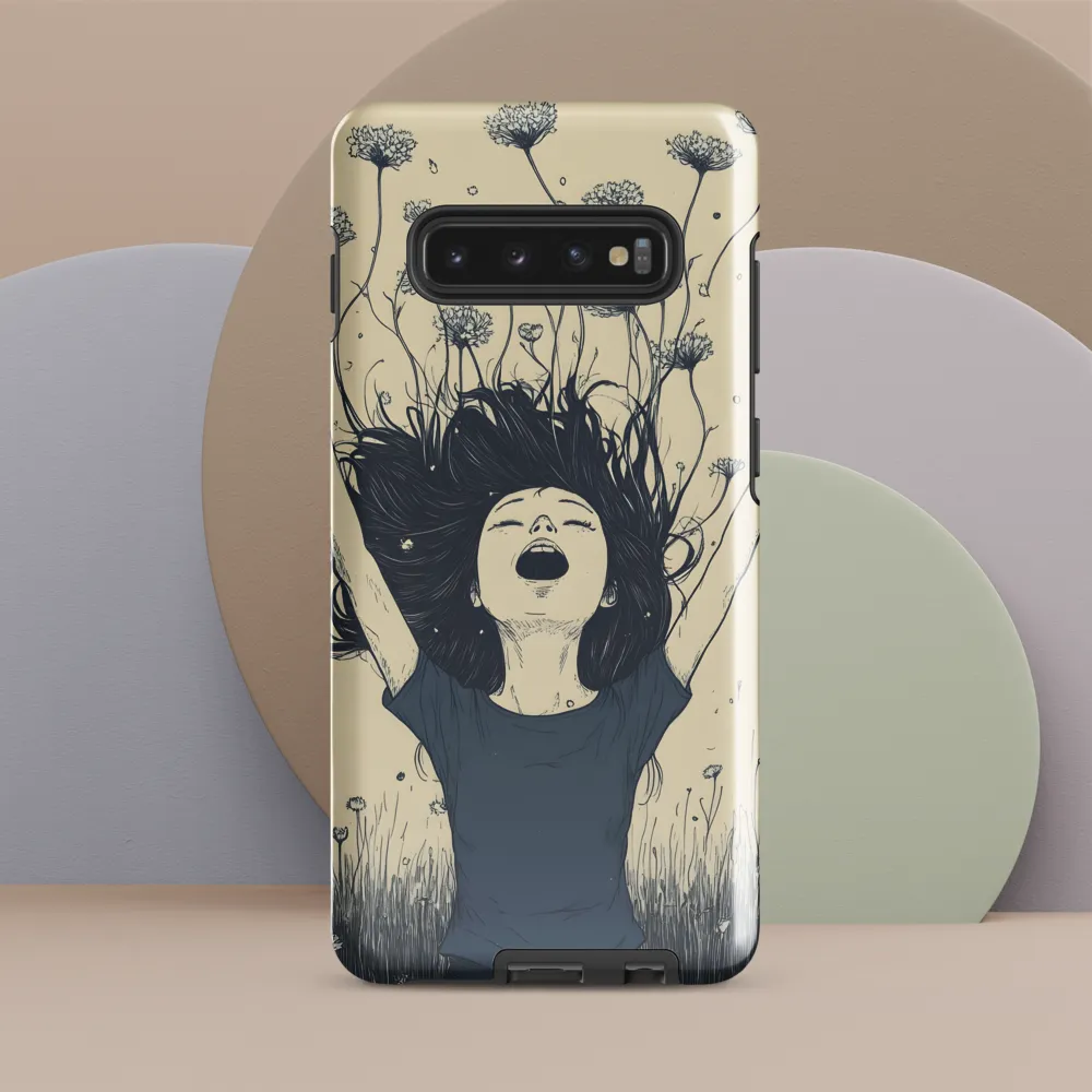 Embracing Nature's Joy | Phone Case |  S10 Plus | Tough Case | Glossy