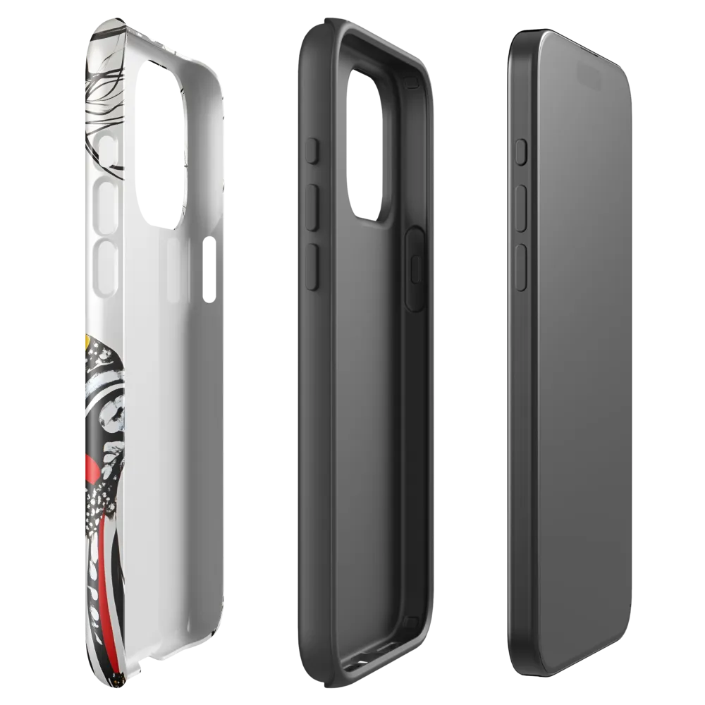 Whispers of the Abstract | Phone Case |  15 Pro Max | Tough Case | Glossy