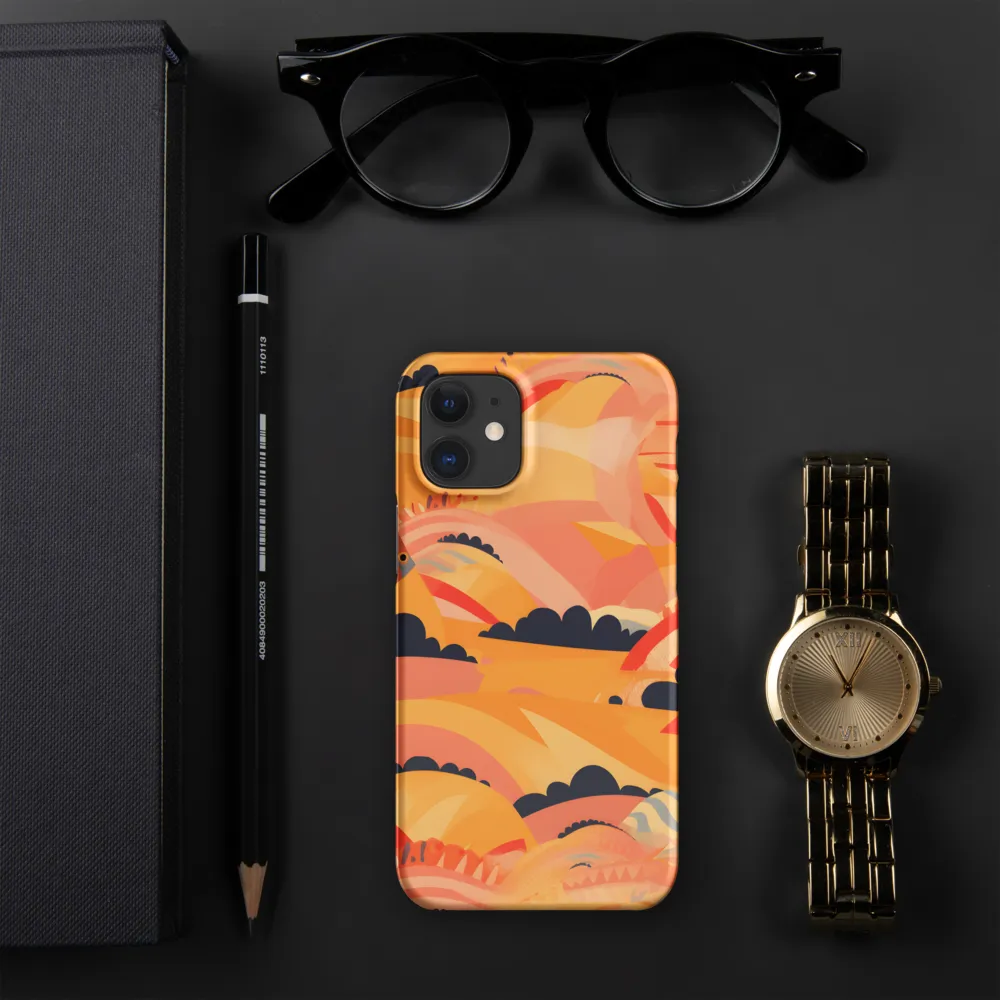 Whispers of the Abstract Horizon | Phone Case |  12 Mini | Snap Case | Matte