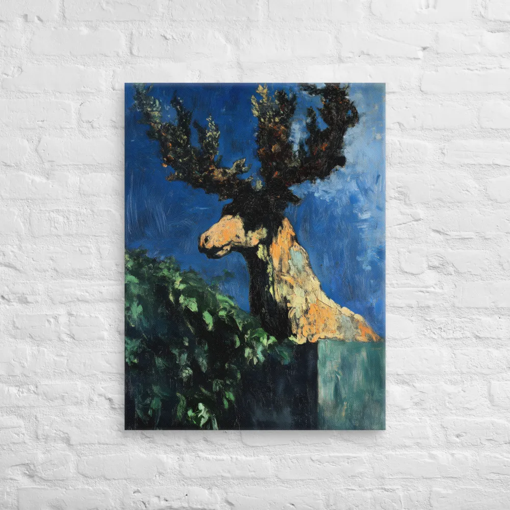 The Majestic Deer in Nature | Canvas | 24″×32″