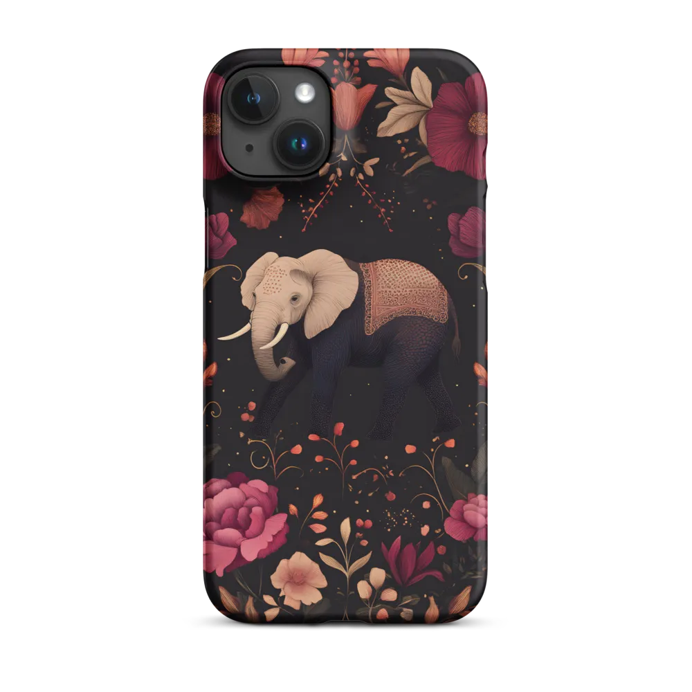 Whispers of the Wild: Elephants and Blooms