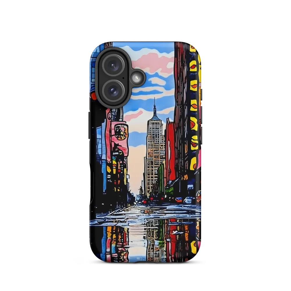 Reflections of a Vibrant City | Phone Case |  16 | Tough Case | Matte