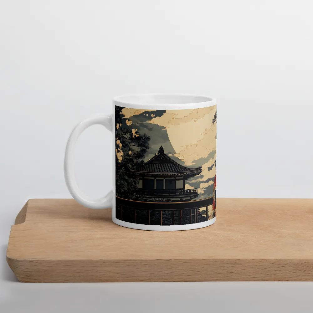 Under the Embrace of the Moon | Mug with White inside | 11 oz