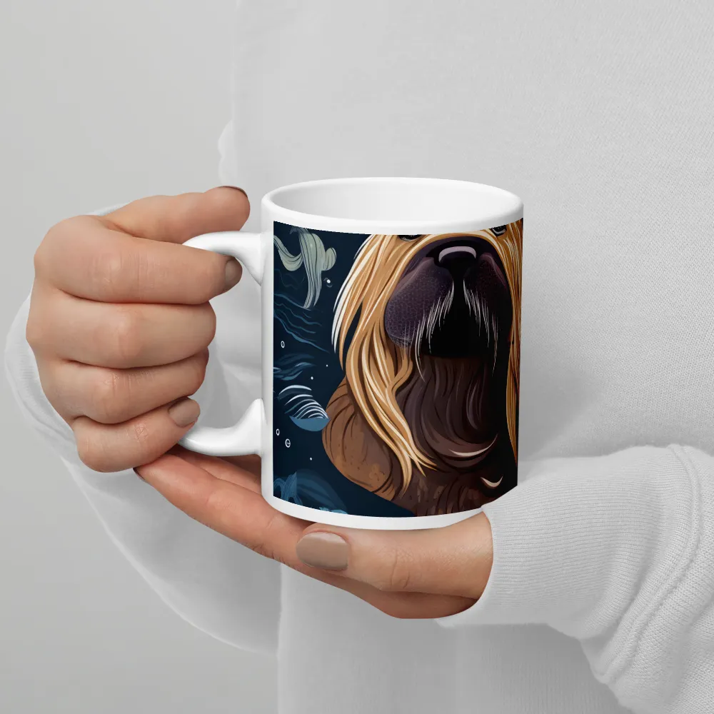 Whimsical Walruses in Deep Blue | Mugs | Multiple Sizes & Colors