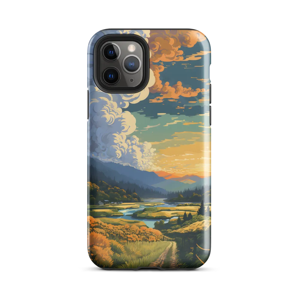 Tranquil Valley at Dusk