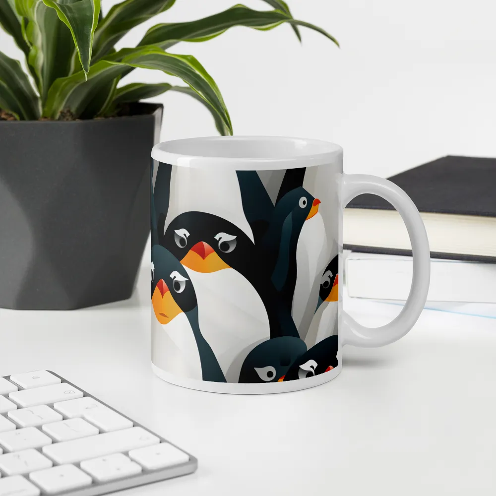 Penguin Parade | Mugs | Multiple Sizes & Colors