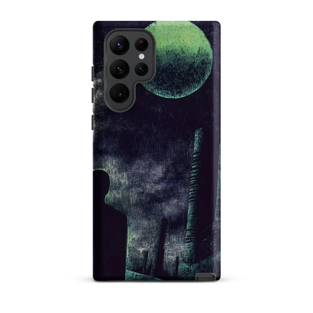 Lunar Solitude | Phone Case |  S22 Ultra | Tough Case | Matte