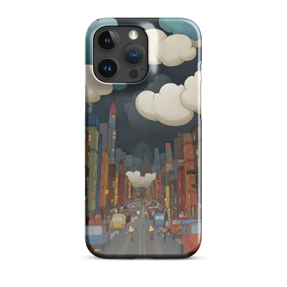 Urban Symphony: A City Awakens at Dusk | Phone Case |  16 Pro Max | Snap Case | Glossy