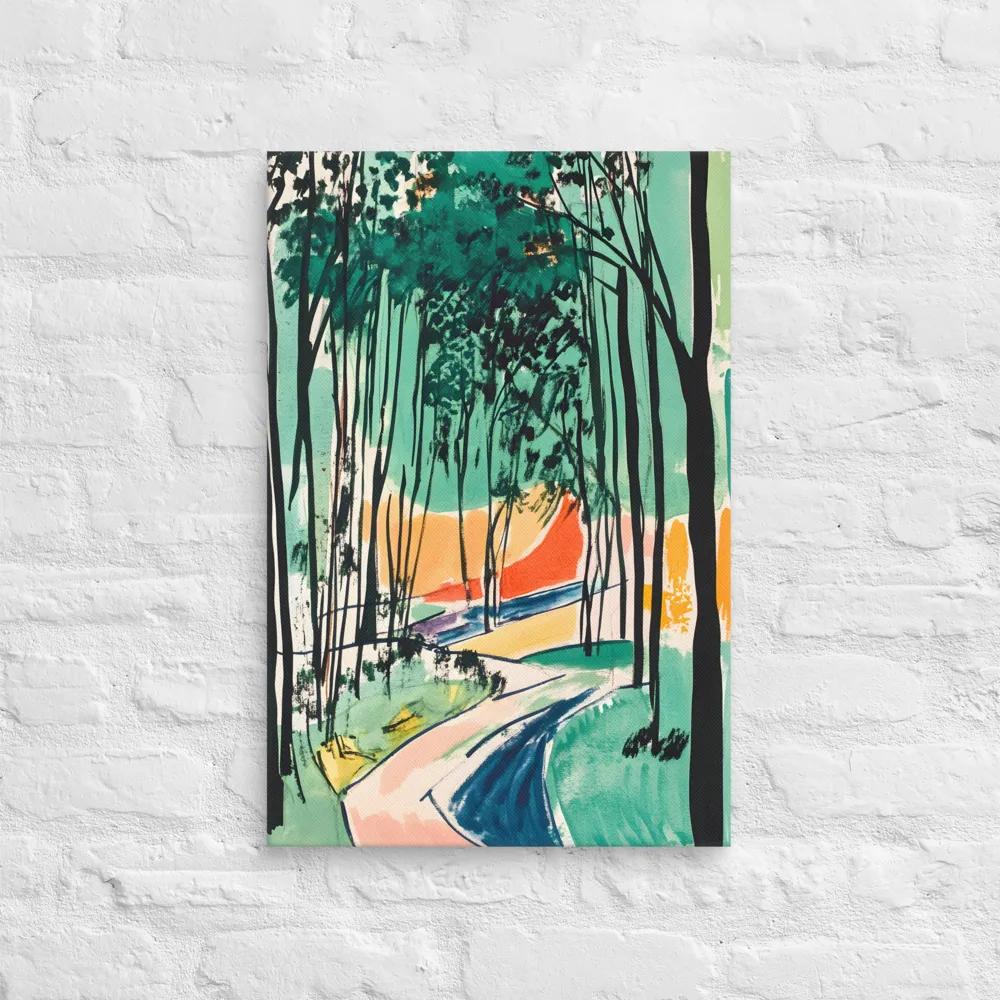 Winding Path Through the Forest | Canvas | 16″×24″