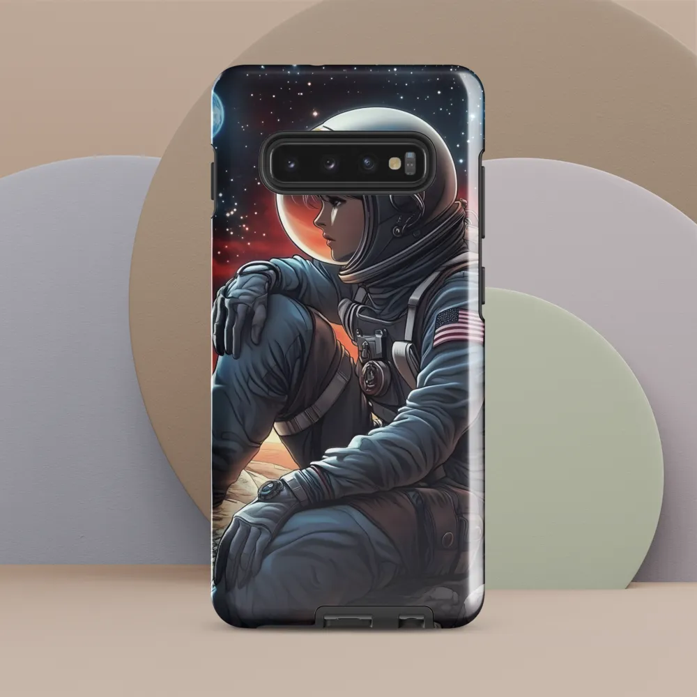 Contemplation Among the Stars | Phone Case |  S10 Plus | Tough Case | Glossy