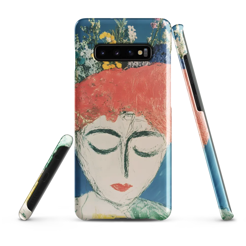 Serenity in Bloom | Phone Case |  S10 Plus | Snap Case | Glossy