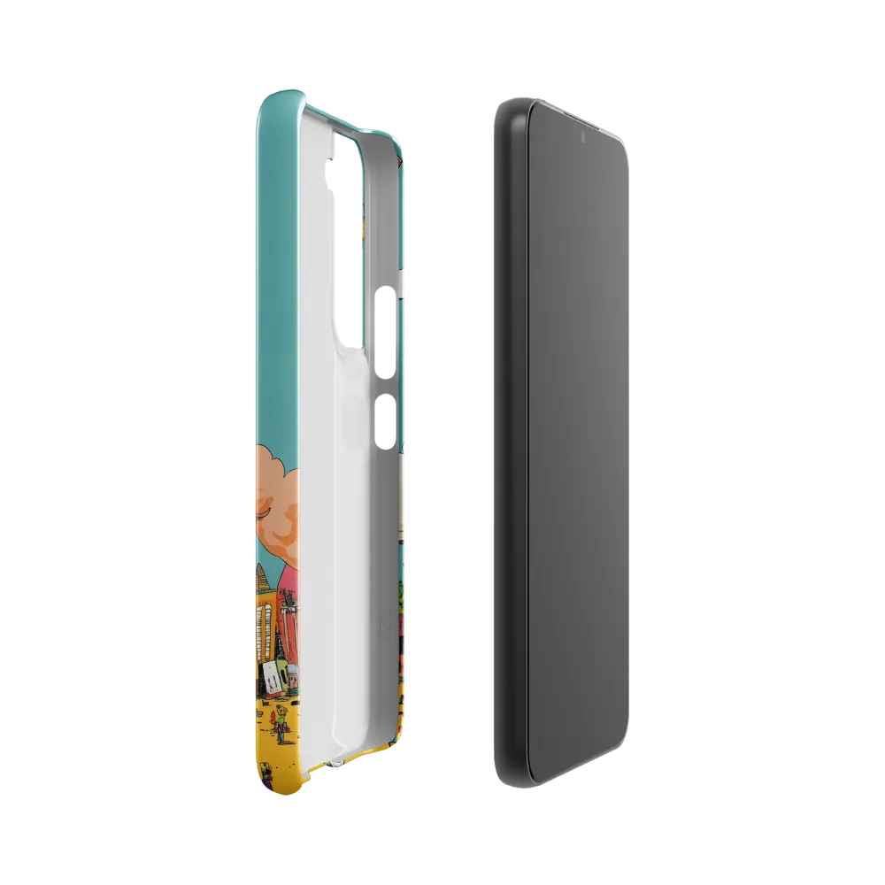 Urban Fantasia: A Whimsical Encounter | Phone Case |  S22 | Snap Case | Glossy
