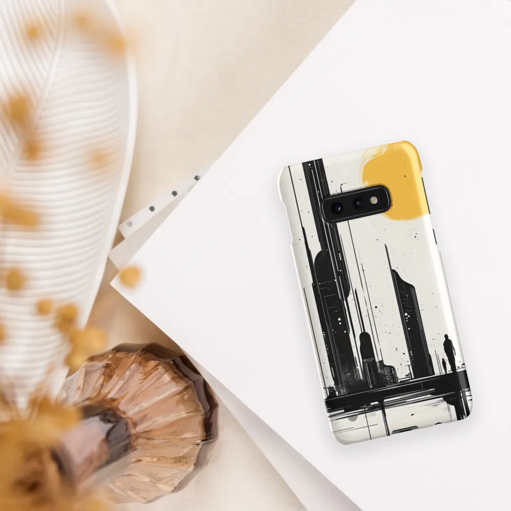 Contemplation in the City of Tomorrow | Phone Case |  S10e | Snap Case | Matte