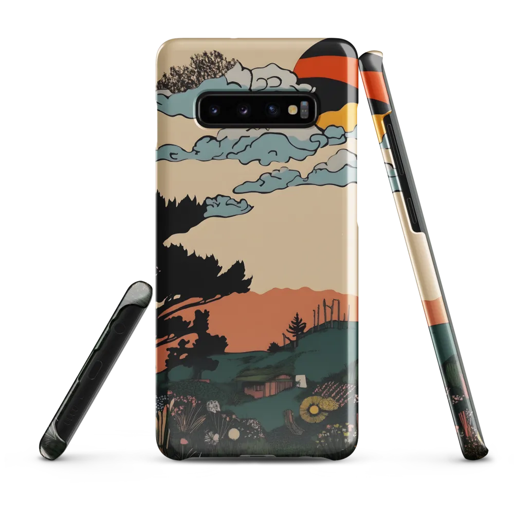 Elysian Sunset | Phone Case |  S10 Plus | Snap Case | Glossy