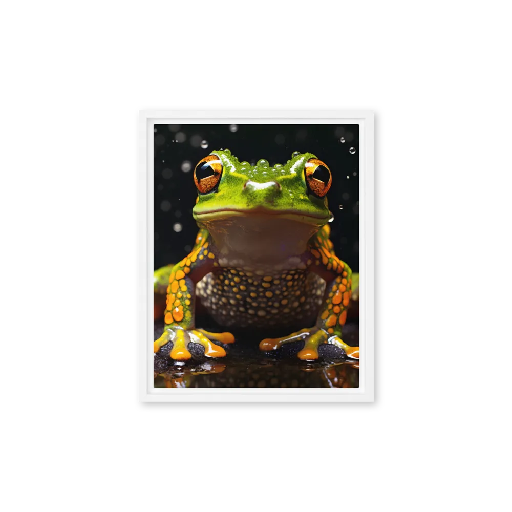 Emerald Elegance: The Frog in Focus