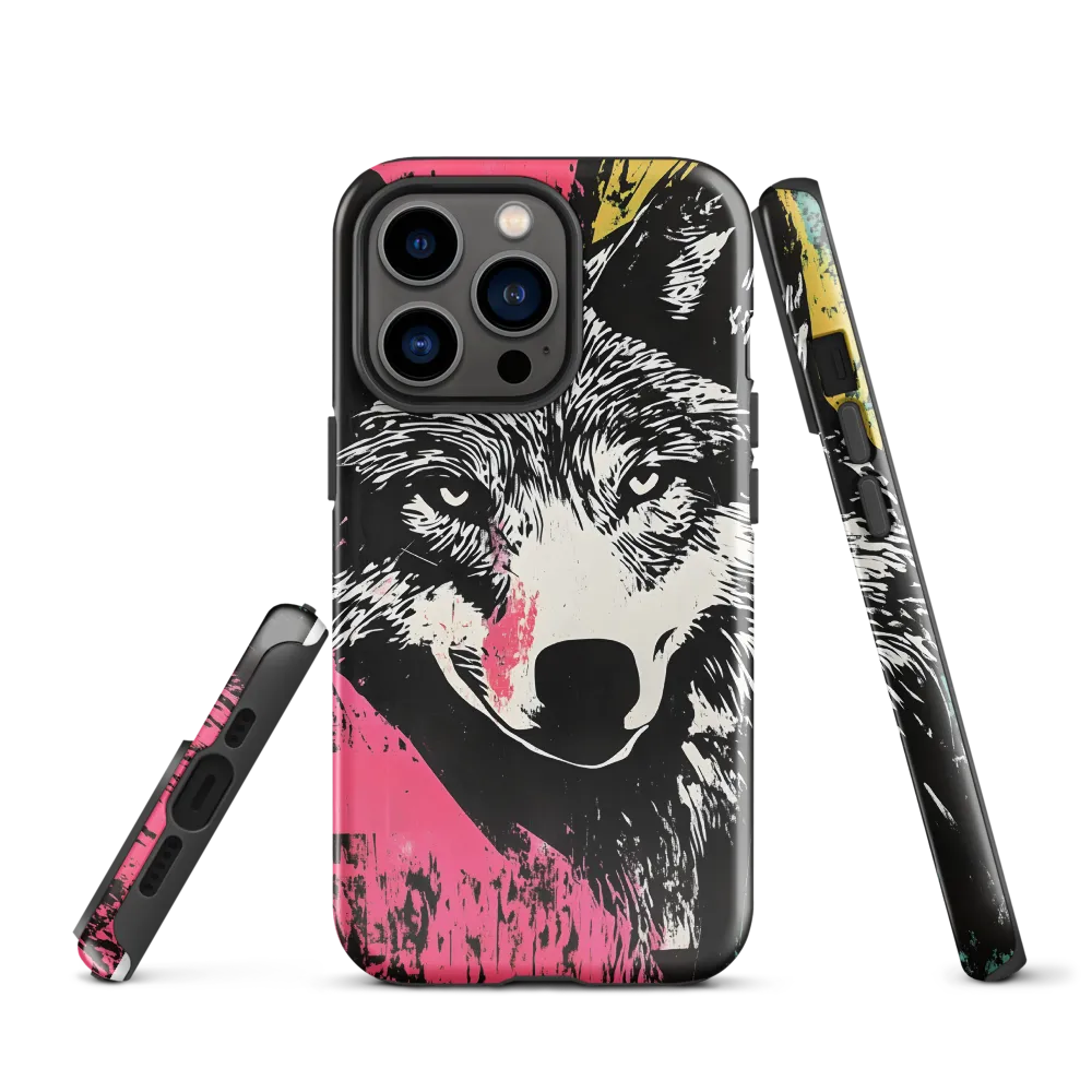 Intense Gaze of the Wolf
