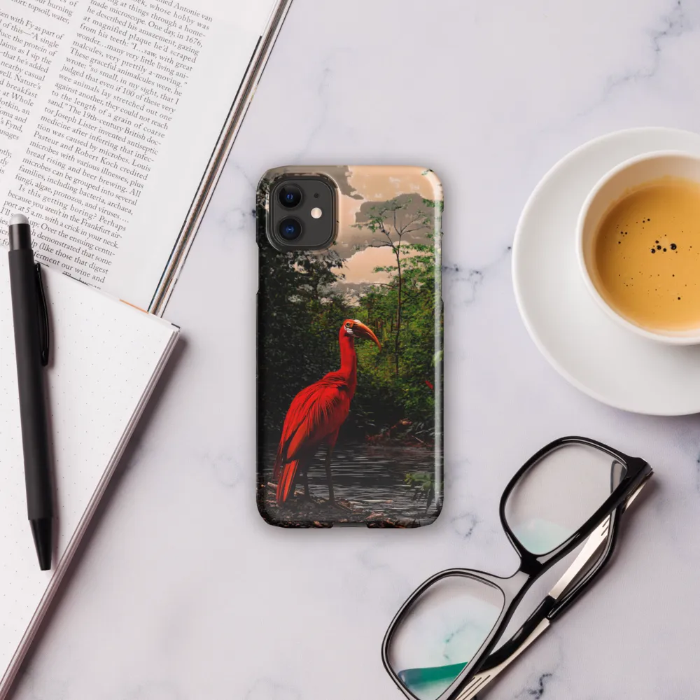 Enigmatic Elegance: The Scarlet Observer