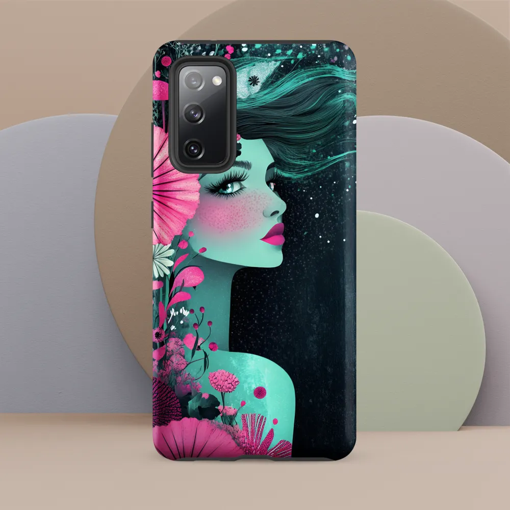 Floral Harmony: Portrait of Serenity