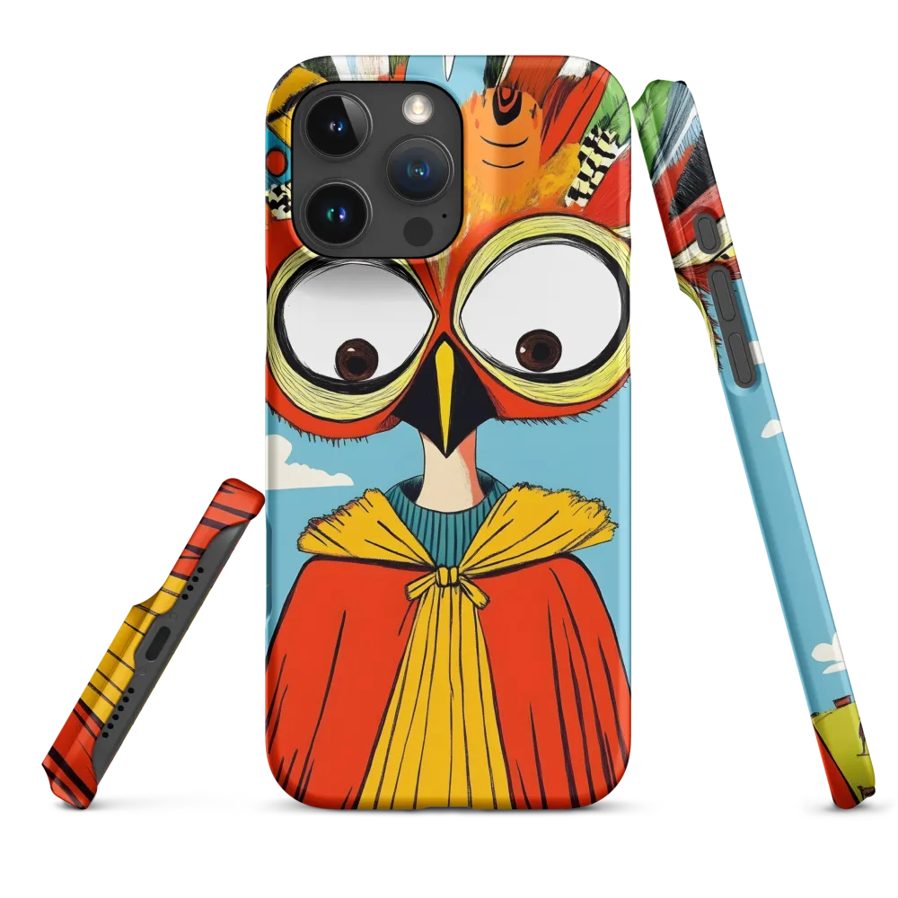 A Whimsical Encounter: The Owl-Human Fusion