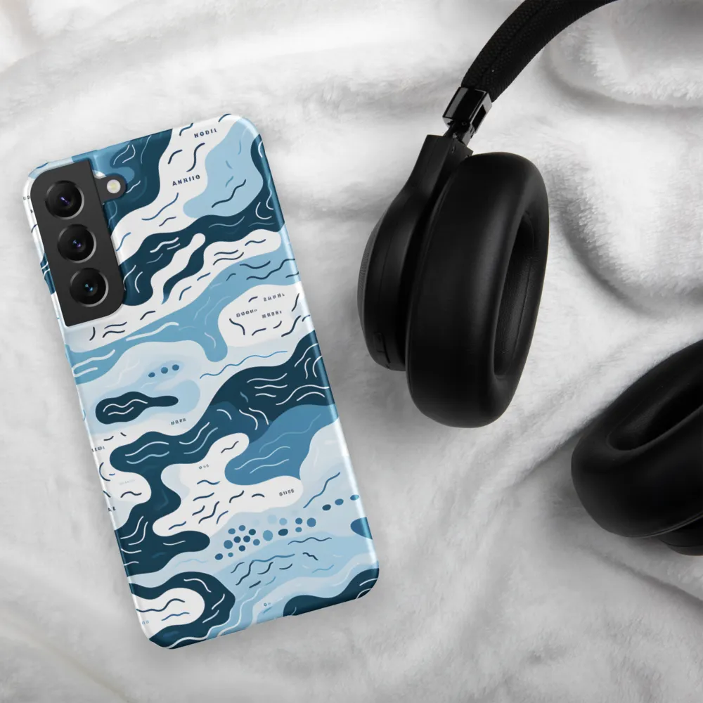 Flowing Waters: An Abstract Journey | Phone Case |  S22 Plus | Snap Case | Matte
