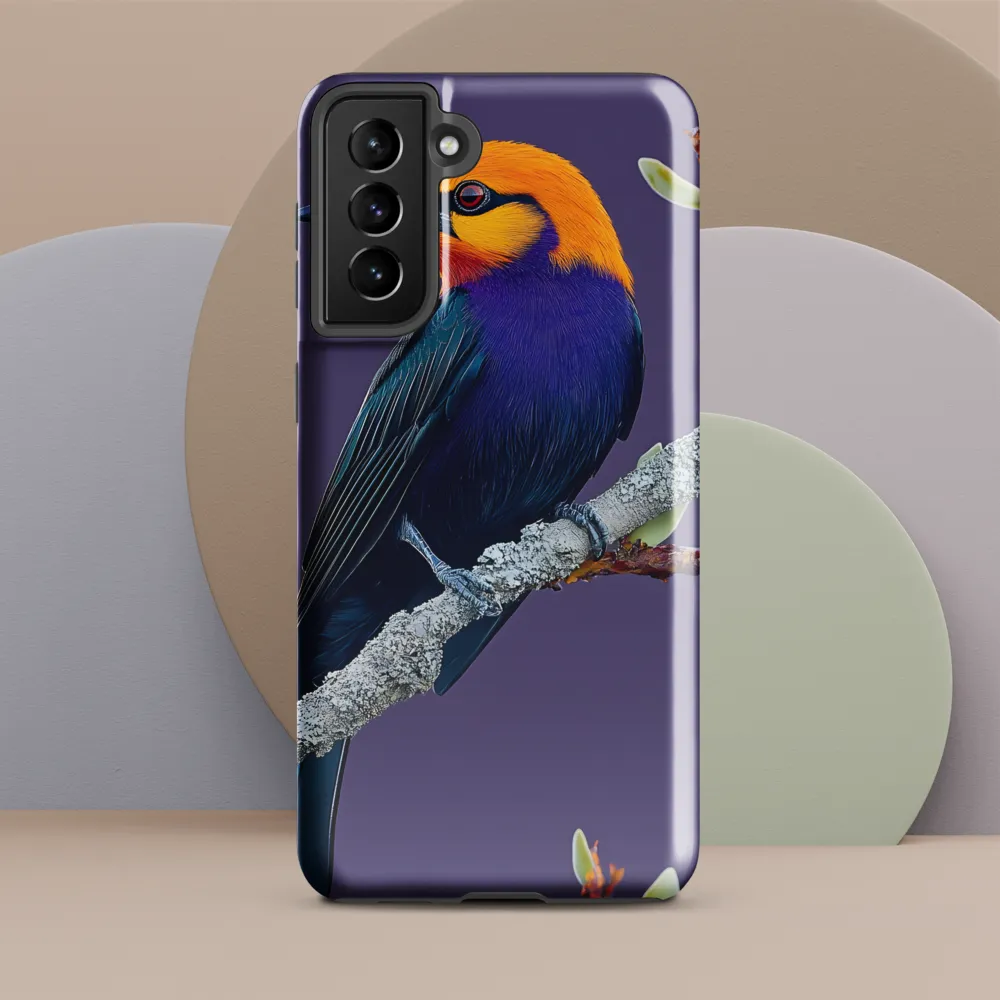 Violet Perch with Golden Crown