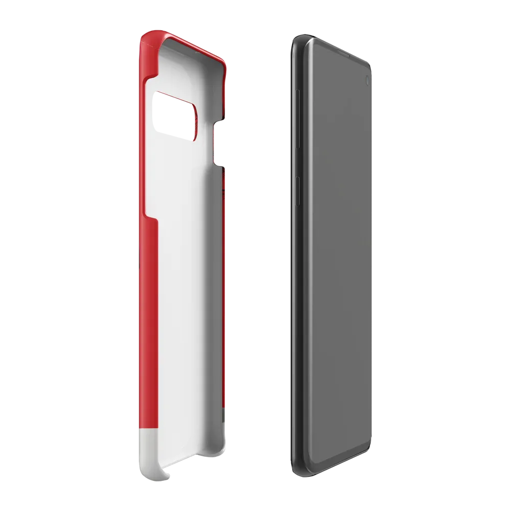 Contemplation in Red | Phone Case |  S10 Plus | Snap Case | Glossy