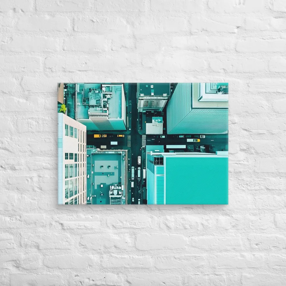 Urban Geometry: Aerial Perspective | Canvas | 20″×28″