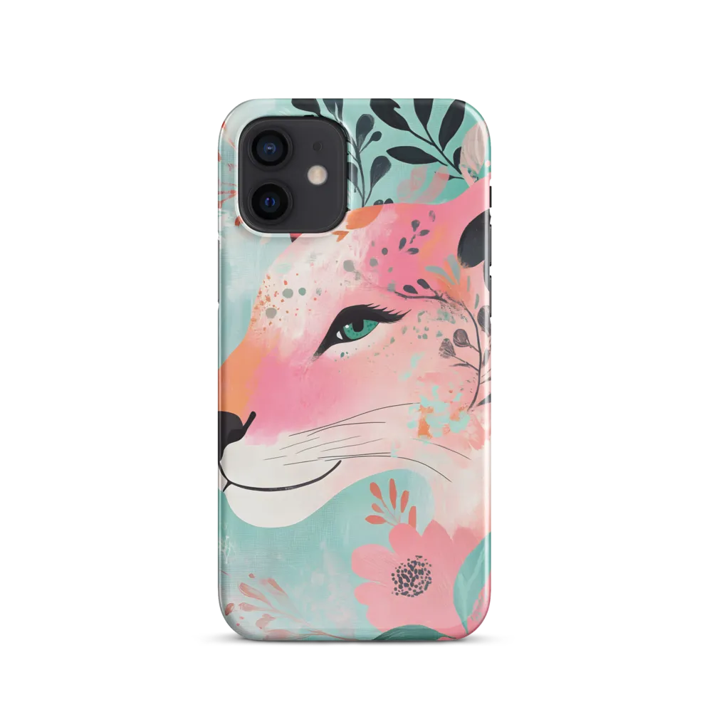 Whimsical Majesty: A Floral Lion