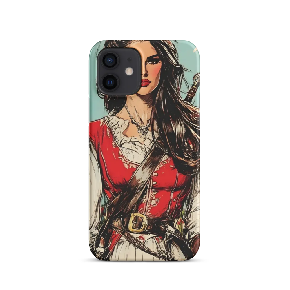 Fearless Pirate Queen | Phone Case |  12 | Snap Case | Matte