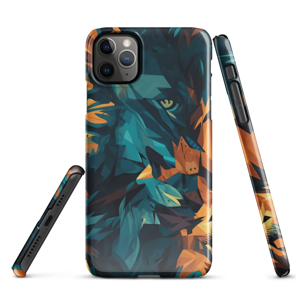 Wild Fusion: The Abstract Wolf | Phone Case |  11 Pro Max | Snap Case | Glossy