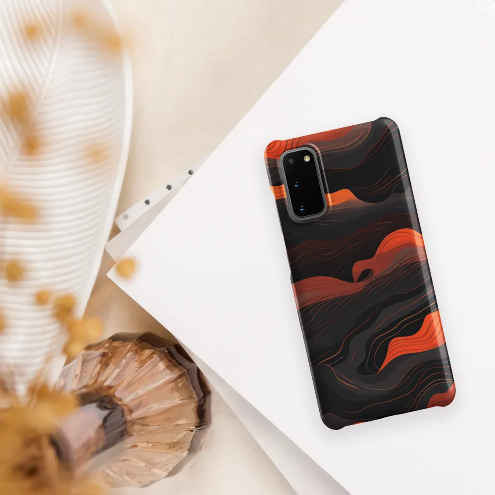 Dynamic Waves of Color | Phone Case |  S20 | Snap Case | Matte