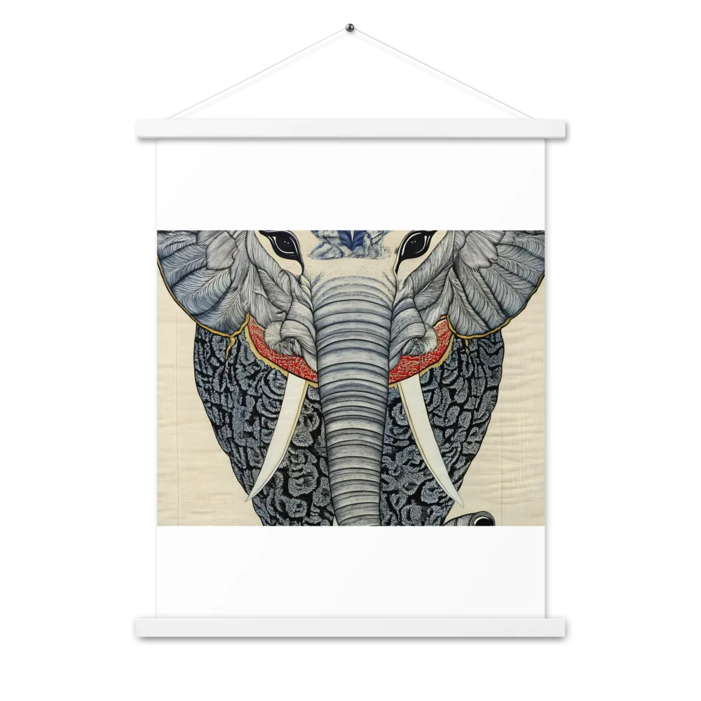 Majesty of the Elephant | Poster With White Wood Hanger | 18″×24″