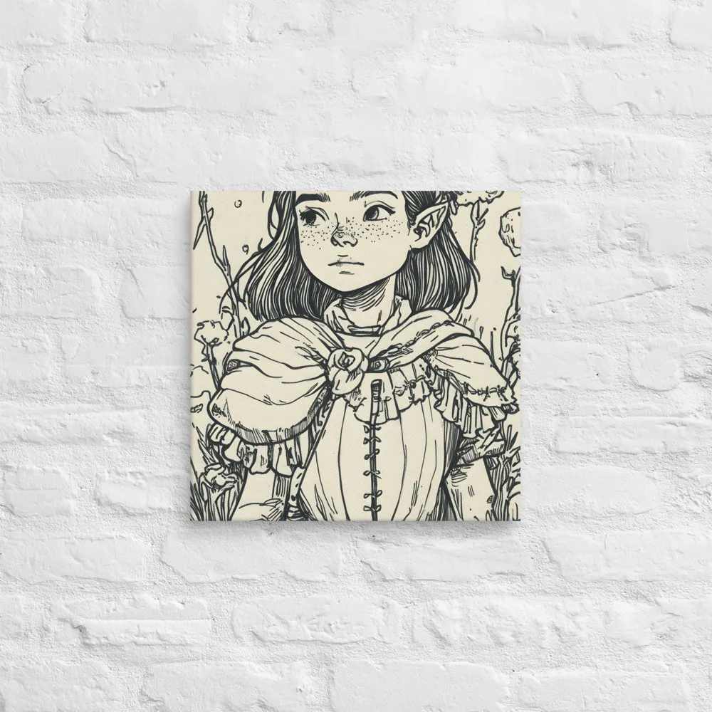 A Young Guardian of Nature | Canvas | 16″×16″