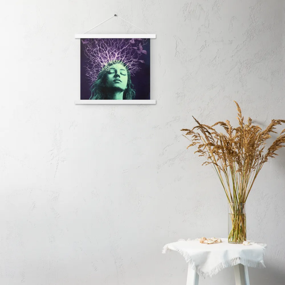 Whispers of Freedom | Poster With White Wood Hanger | 14″×14″