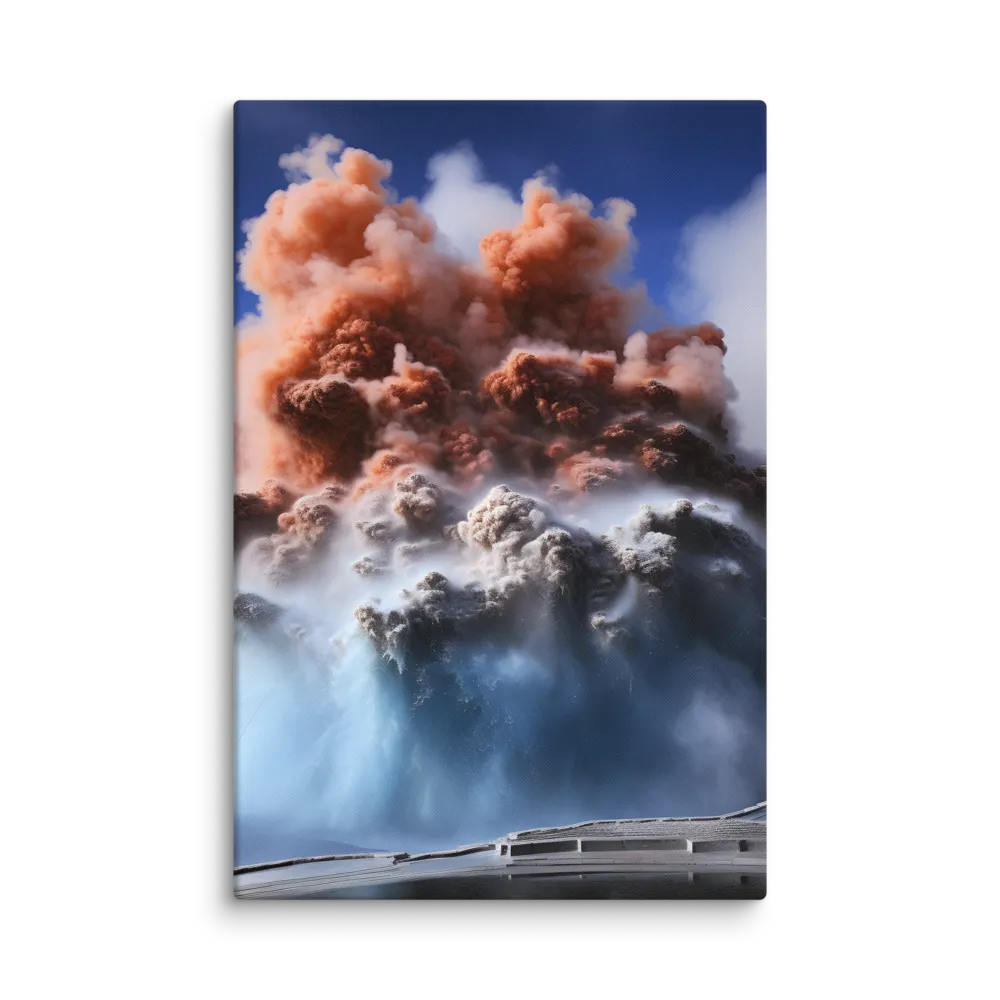 Eruption of Elements | Canvas | 32″×48″