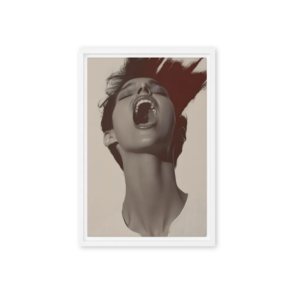 Echoes of Emotion | Canvas with White Frame | 12″×18″