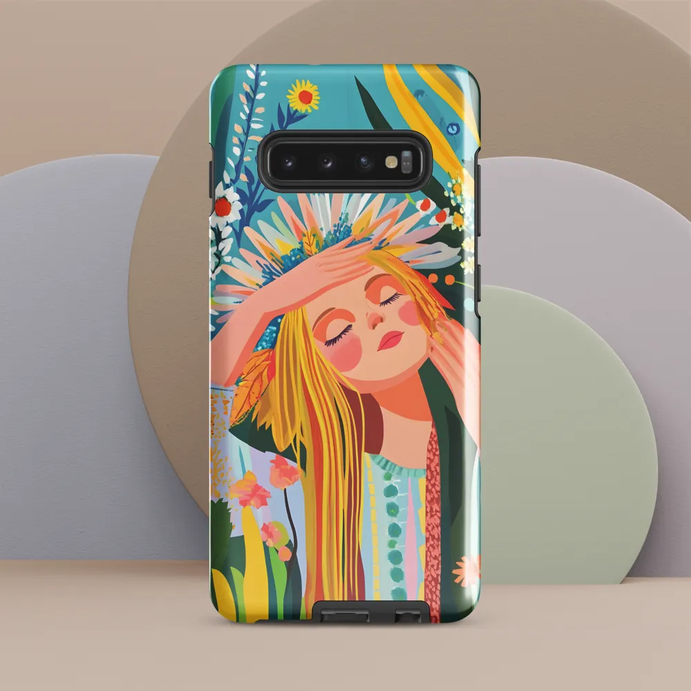 Blooming Serenity | Phone Case |  S10 Plus | Tough Case | Glossy