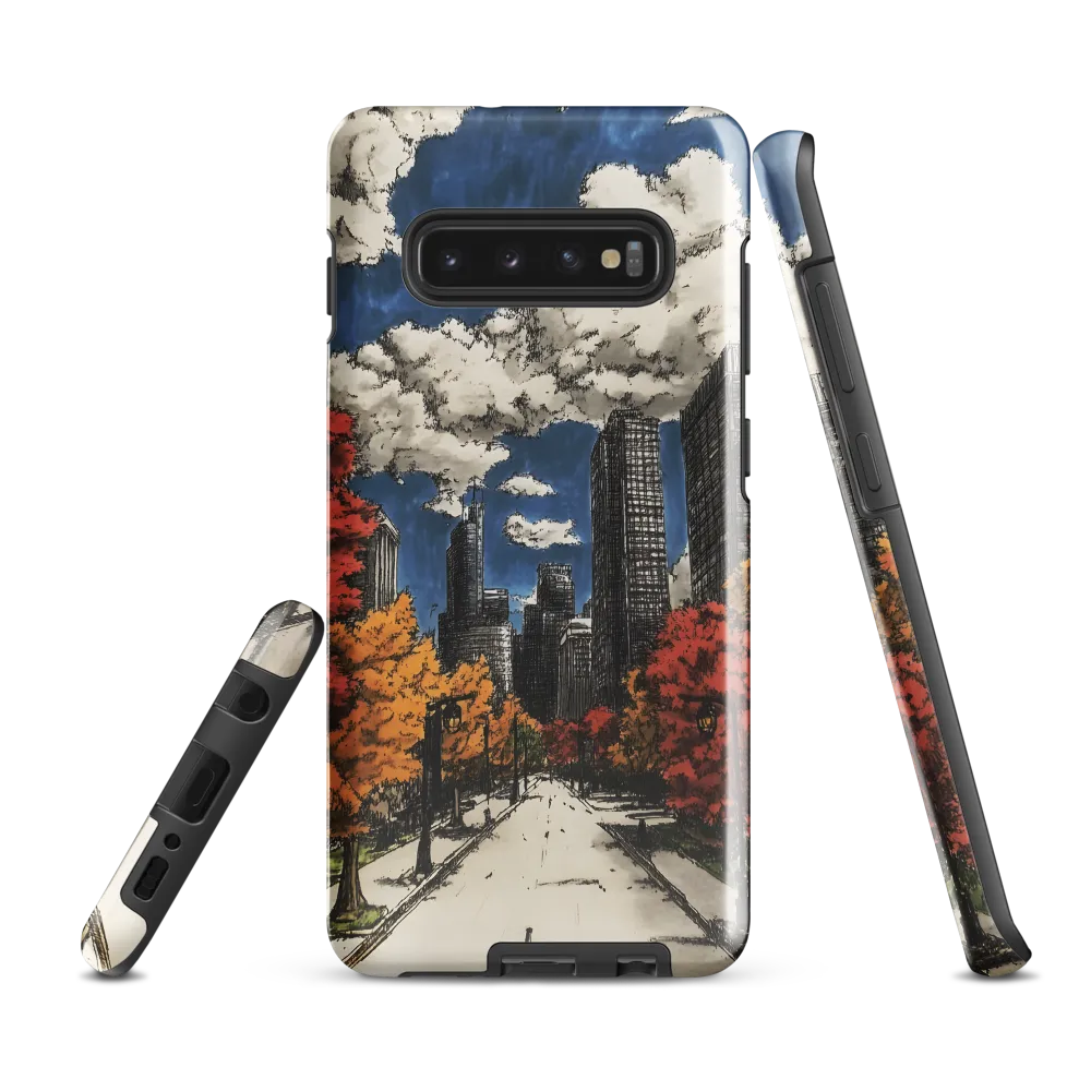 Autumn Serenity in the City | Phone Case |  S10 Plus | Tough Case | Glossy