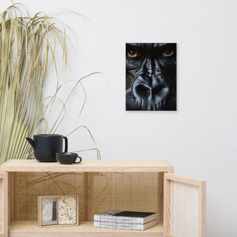 Gaze of the Wild: A Gorilla's Portrait